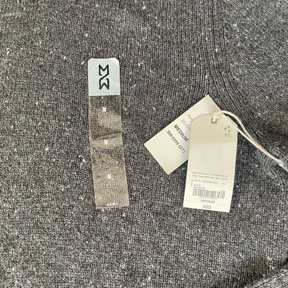 Mutual Weave Charcoal Heather Gray Sweater Hoodie Men's Unisex Medium NEW NWT - Picture 7 of 9